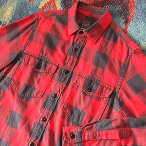 2017 J.Crew Midweight Buffalo Check Flannel Shirt